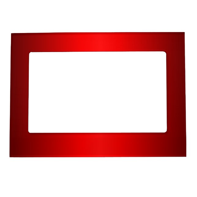 Elegant Red Gradient Magnetic Frame (Front)