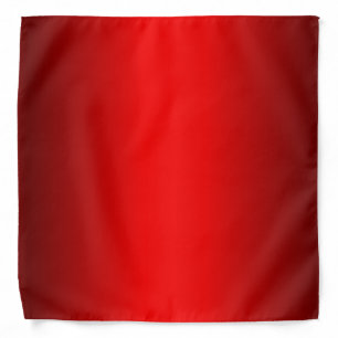 Elegant Red Gradient to Black  Bandana