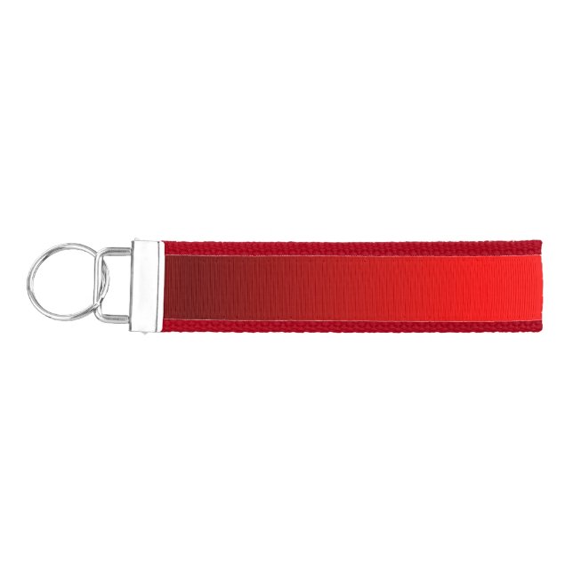 Elegant Red Gradient to Black  Wrist Keychain (Keys on Left)