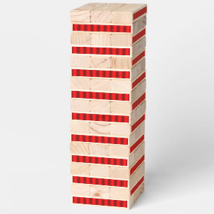 Elegant Red Gradient   Topple Tower