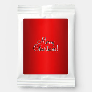 Elegant Red Gradient w Text of Choice Margarita Drink Mix
