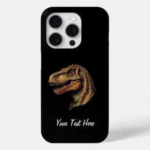 Elegant Red Green Dinosaur T-Rex Tyrannosaurus iPhone 15 Pro Case