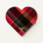 Elegant Red Green Madras Monogram Personalize