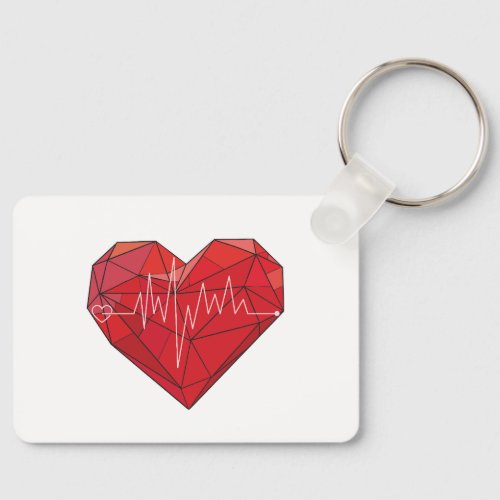 Elegant Red Heart Keychain Carry Love Everywhere Keychain