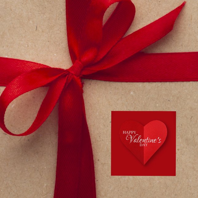 Elegant Red Heart Valentine's Day Sticker (Creator Uploaded)