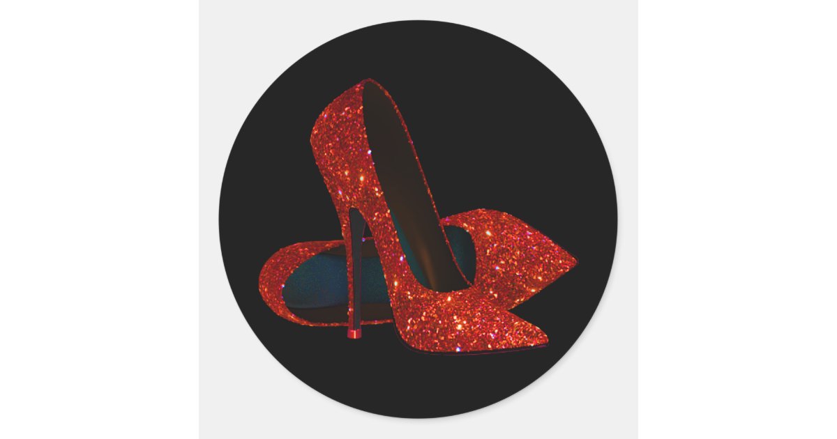 Red Black High Heel Shoe Stickers - 24 Results