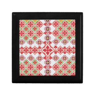 Elegant Red Mandala Geometric Bedroom & Home Texti Gift Box
