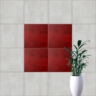 Elegant Red Marble Vibrant Modern Ceramic Tile