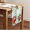 Elegant  Red Poinsettia Candy Canes and Snowflakes