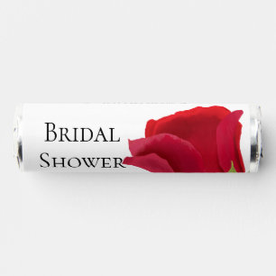 Elegant Red Rose Bridal Shower  Breath Savers® Mints