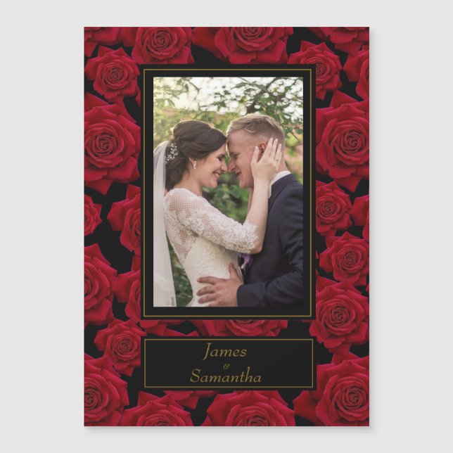 Elegant Red Rose – Custom Photo (Front)
