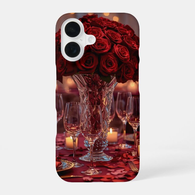 Elegant Red Rose Valentine Romantic Phone case (Back)