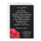 Elegant Red Rose Wedding Invitations