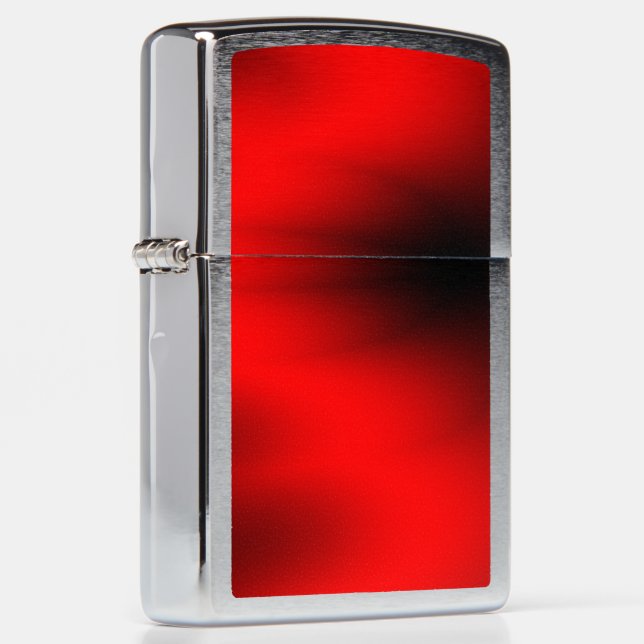 Elegant Red Splash Zippo Lighter (Right)