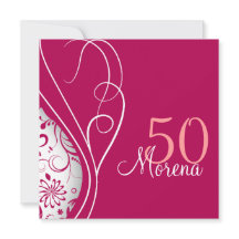 Elegant Red Square Invitation