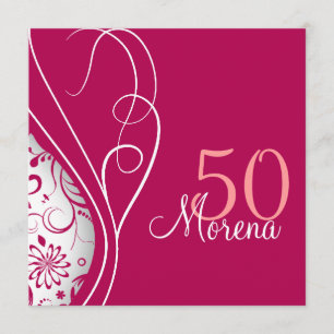 Elegant Red Square Invitation