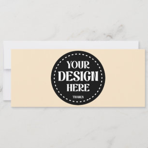 Elegant, refined, sleek & minimalist holiday card
