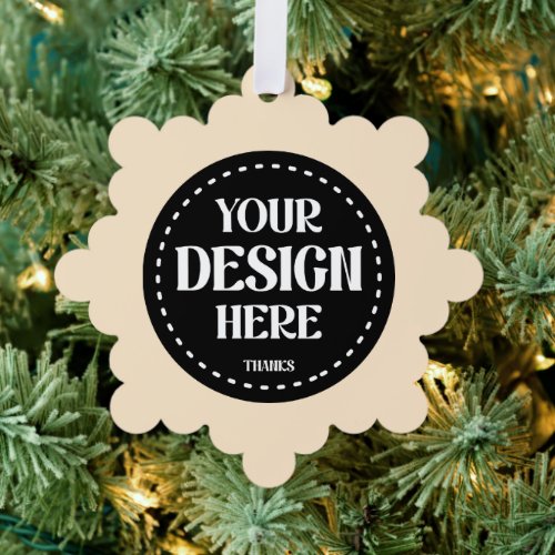 Elegant, refined, sleek &amp; minimalist ornament card
