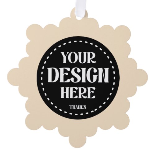 Elegant, refined, sleek &amp; minimalist ornament card