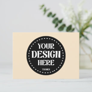 Elegant, refined, sleek & minimalist RSVP card