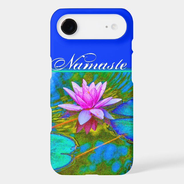 Elegant Reflections Namaste Yoga Lotus Case-Mate iPhone Case (Back)