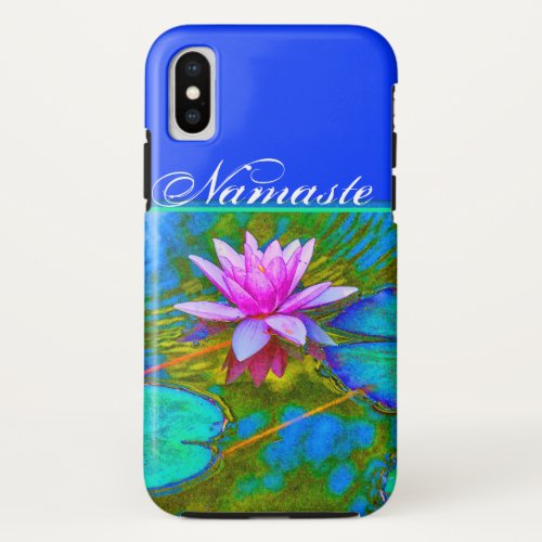 Elegant Reflections Namaste Yoga Lotus iPhone X Case