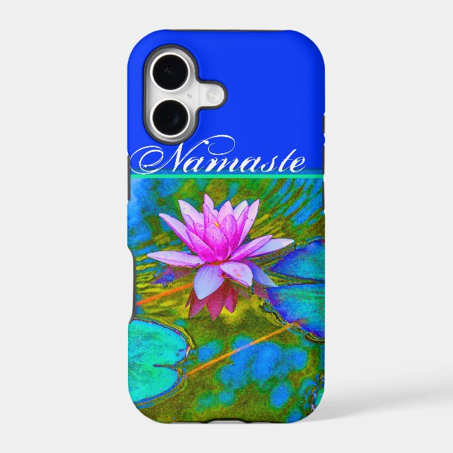 Elegant Reflections Namaste Yoga Lotus Case-Mate iPhone Case (Back)