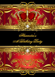 black and red birthday invitations zazzle