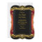 Elegant Regal Red Black Gold Queen Birthday Party