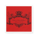 Elegant Regal Wedding Paper  Napkins