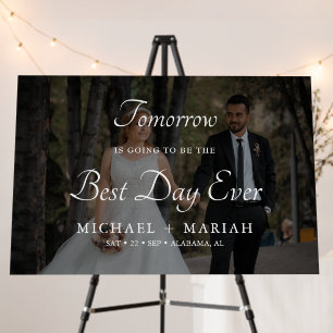 Elegant Rehearsal Dinner Party Decorations Photo Foam Board