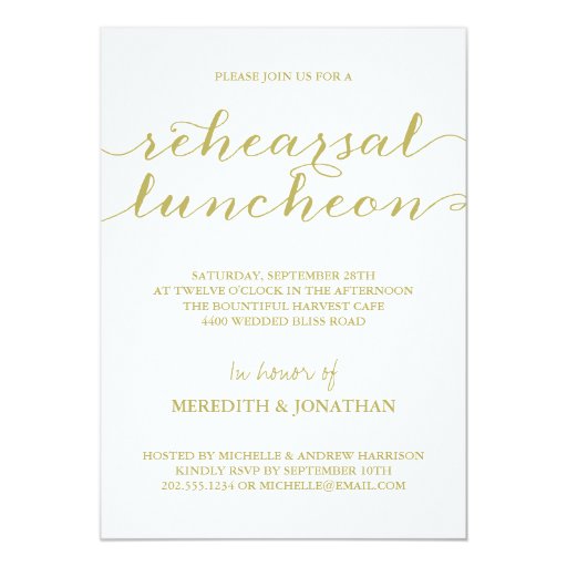 Elegant Luncheon Invitations 3