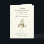 Elegant Religious Catholic Wedding Mass Program<br><div class="desc">By request, I have created custom designed traditional Catholic Latin Mass wedding programs. Our wedding programs are very helpful for your guests to know the order of the High Latin Mass & when to sit, stand, and kneel. If you are having a Low Mass, you will want to change the...</div>