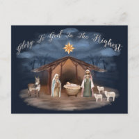 Elegant Religious Jesus Nativity Christian