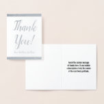 [ Thumbnail: Elegant, Respectable "Thank You!" Card ]