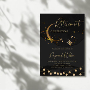 Elegant Retirement Celebration Party Invitation