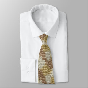 Elegant Retirement Gifts For Men Nature Inspired  Neck Tie
