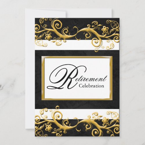 Elegant Retirement Party Invitation