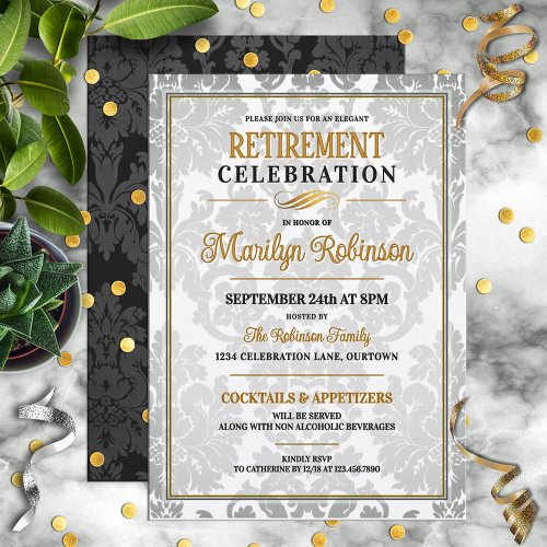 Elegant Retirement Party