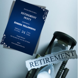 Elegant Retirement Party Invitation