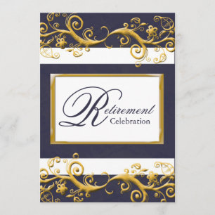 Elegant Retirement Party Invitation