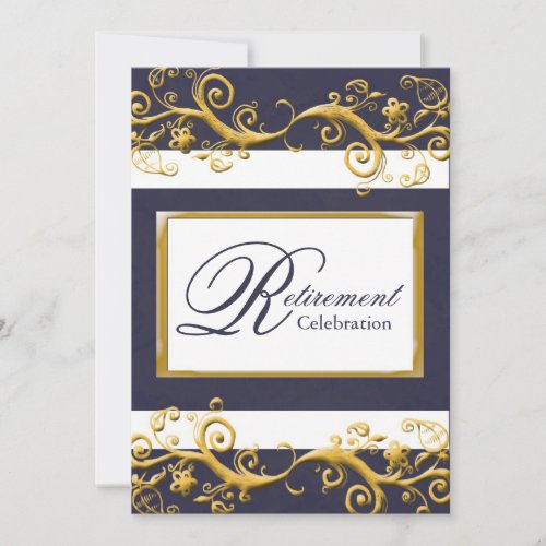 Elegant Retirement Party Invitation