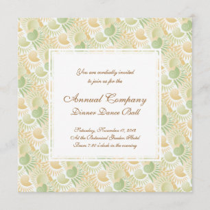 Elegant Retro Art Deco Roaring Twenties Miami Chic Invitation