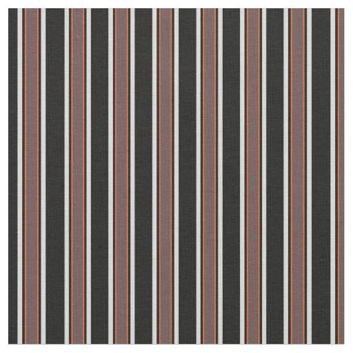 Elegant retro black and burgundy stripped pattern fabric