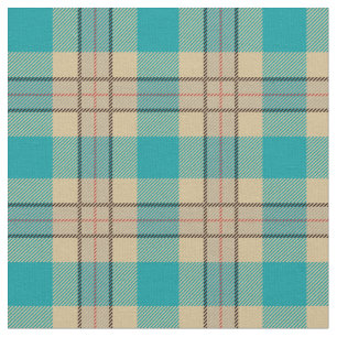 Elegant retro blue plaid tartan pattern rustic fabric