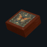 Elegant retro boho butterfly botanical greenery gift box<br><div class="desc">Immerse yourself in the enchanting allure of this elegant bohemian dragonfly artwork, where nature's elegance meets timeless artistry. Set against a lush forest backdrop, this exquisite piece captures the serene beauty of a verdant woodland, rich with intricate details of flora and towering trees. The butterfly, adorned with delicate wings, gracefully...</div>