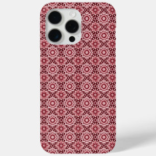 Elegant Retro Boho Floral Pattern iPhone 15 Pro Max Case