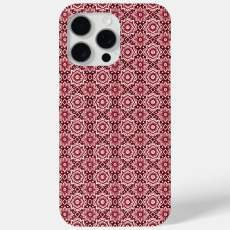 Elegant Retro Boho Floral Pattern iPhone 15 Pro Max Case