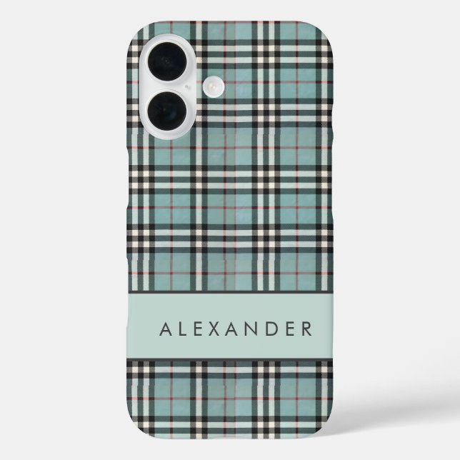 Elegant Retro Checkered Case-Mate iPhone Case (Back)