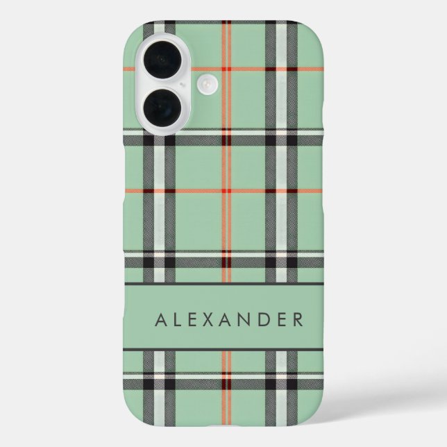 Elegant Retro Checkered Case-Mate iPhone Case (Back)